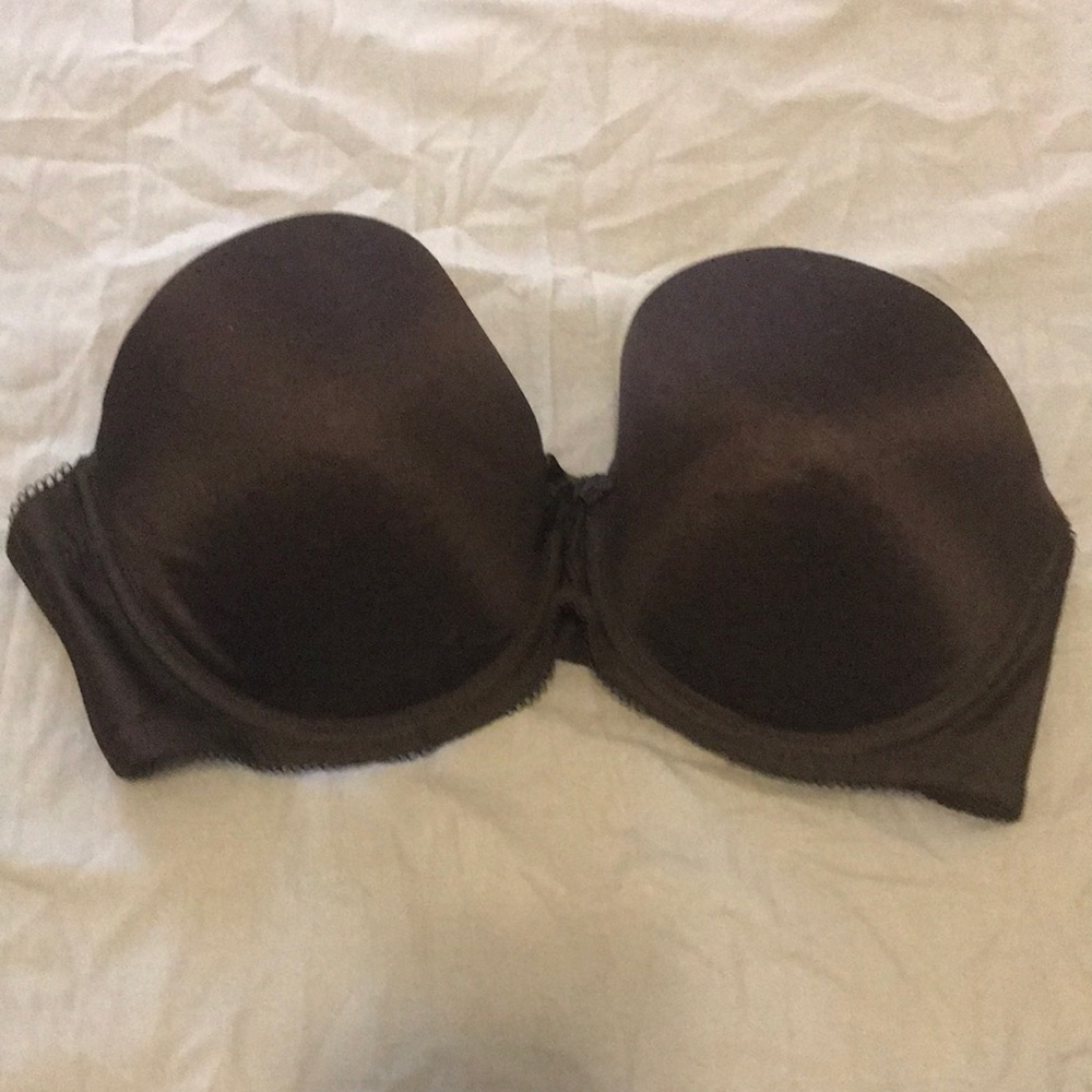 Black Freya Strapless Bra